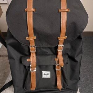 Herschel Supply Company Black and Brown Backpack